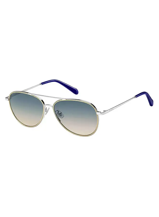 FOSSIL Women's Aviator Frame Sunglasses - Lens Size: 57 mm