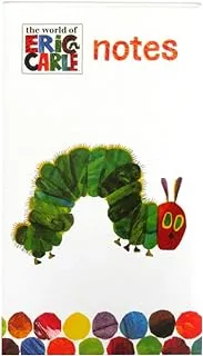 Tall Memo Block, Assorted, Lined (A5), Caterpillar Design by Eric Carle