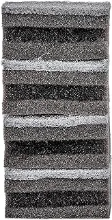 RoyalFord Royalbright Pack of 4 Heavy Duty Scrub Sponges RF11082 Pads for Kitchen, Sink and Bathroom Use Cleaning Supplies, Sensitive on Skin No Scratch Rectangular Sponge Grey