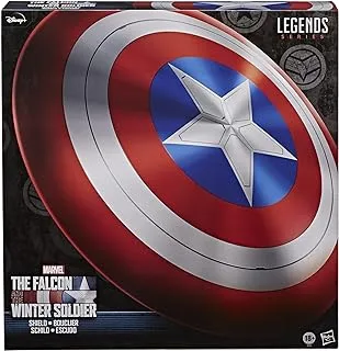 Marvel Legends Series Falcon and Winter Soldier Captain America Premium Role Play Shield Red, Ages 18 Up Standard, F0764