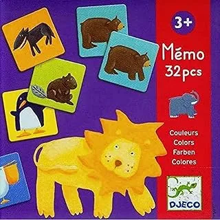 Memo Colour Animals Educational Game