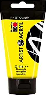 Marabu Artist Acryl, 918 lemon yellow, 75 ml