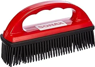 Sonax Special Brush (1 Piece) - the Simplest and Fastest Solution to Remove Pet Hair and Fur from the Interior of Your Car. Ergonomic Handle for Easy Use | Item No. 04914000