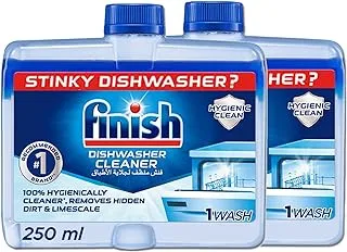 Finish Dishwasher Machine Cleaner 250ml, Pack of 2