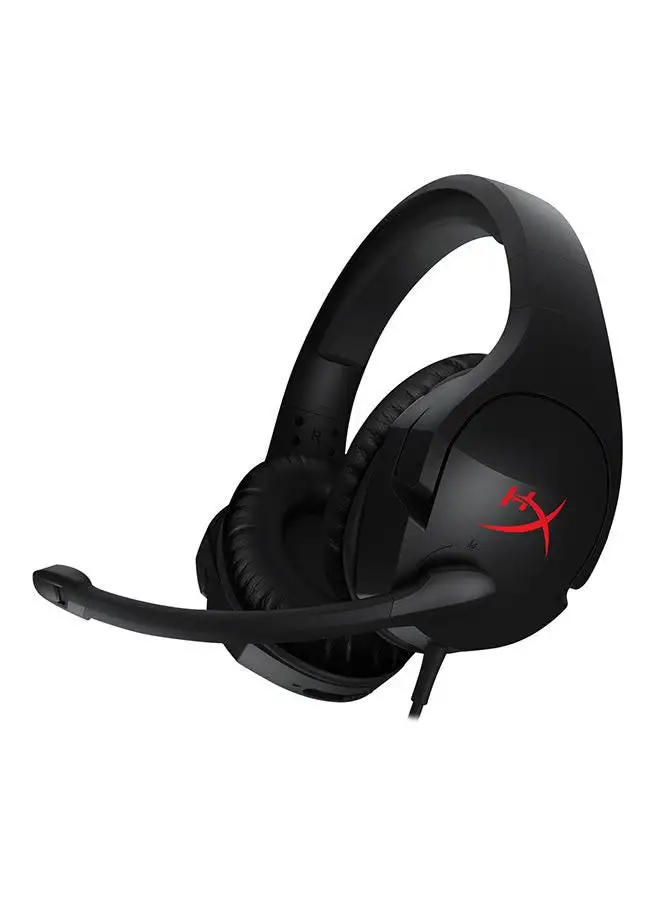 HYPERX HyperX Cloud Stinger Gaming Headset Comfortable HyperX Signature Memory Foam, Swivel to Mute Noise Cancellation Microphone, Compatible with PC Headset Black/Red