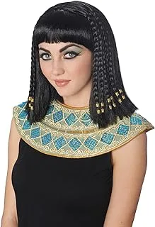 Costume Culture Women's Cleopatra Braided Wig Deluxe, Black, One size