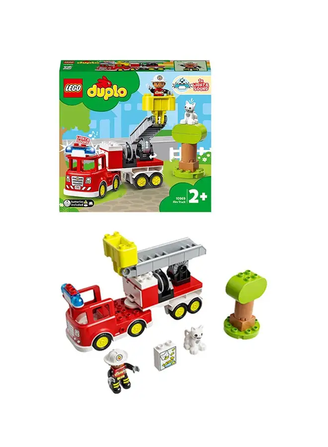 LEGO 10969 21 Pieces Duplo Rescue Fire Engine 10969 Building Toy 1+ Years