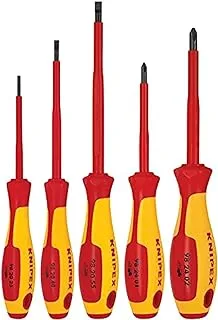 KNIPEX Tools 9K 98 98 32 US 5 Pc Screwdriver Set, 1000V Insulated