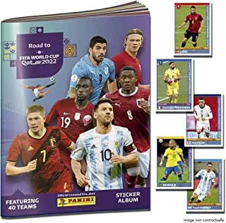 FIFA World Cup Qatar 2022 Panini Fifa Road to Qatar World Cup 2022 Players Sticker Album Book, 004144AF