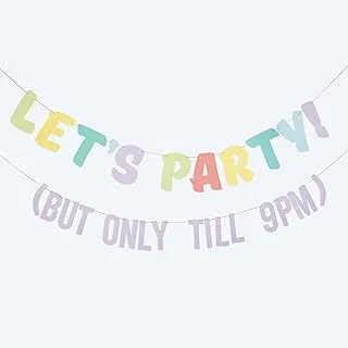 Ginger Ray Let's Party! But Only Till 9PM Bunting