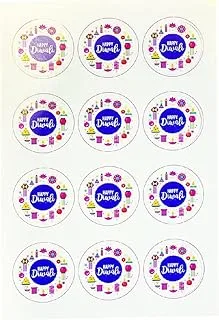 thePartyPopper HDGS Happy Diwali Graphic Stickers, Standard, Multicolored