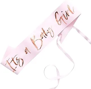 Ginger Ray It's A Baby Girl Sash, 10 x 75 cm