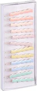 Meri Meri Enamel Wavy Hair Clips 12-Pieces