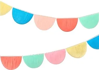 Meri Meri Rainbow Scallop Themed Party Garlands