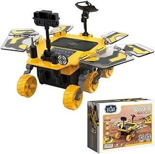 ليتل ستوري DIY Solar Mars Exploration Rover (46 قطعة) ، سلسلة STEM - أصفر