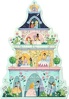 Djeco The Princess Tower Giant Puzzle 36 Pieces, 90 cm Height