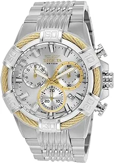 Invicta Men's Bolt Quartz Watch with Two-Tone-Stainless-Steel Strap, 16 (Model: 25864 & 25513)