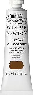 ألوان زيتية من Winsor & Newton Artists ، أنبوب 37 مل ، فانديك براون