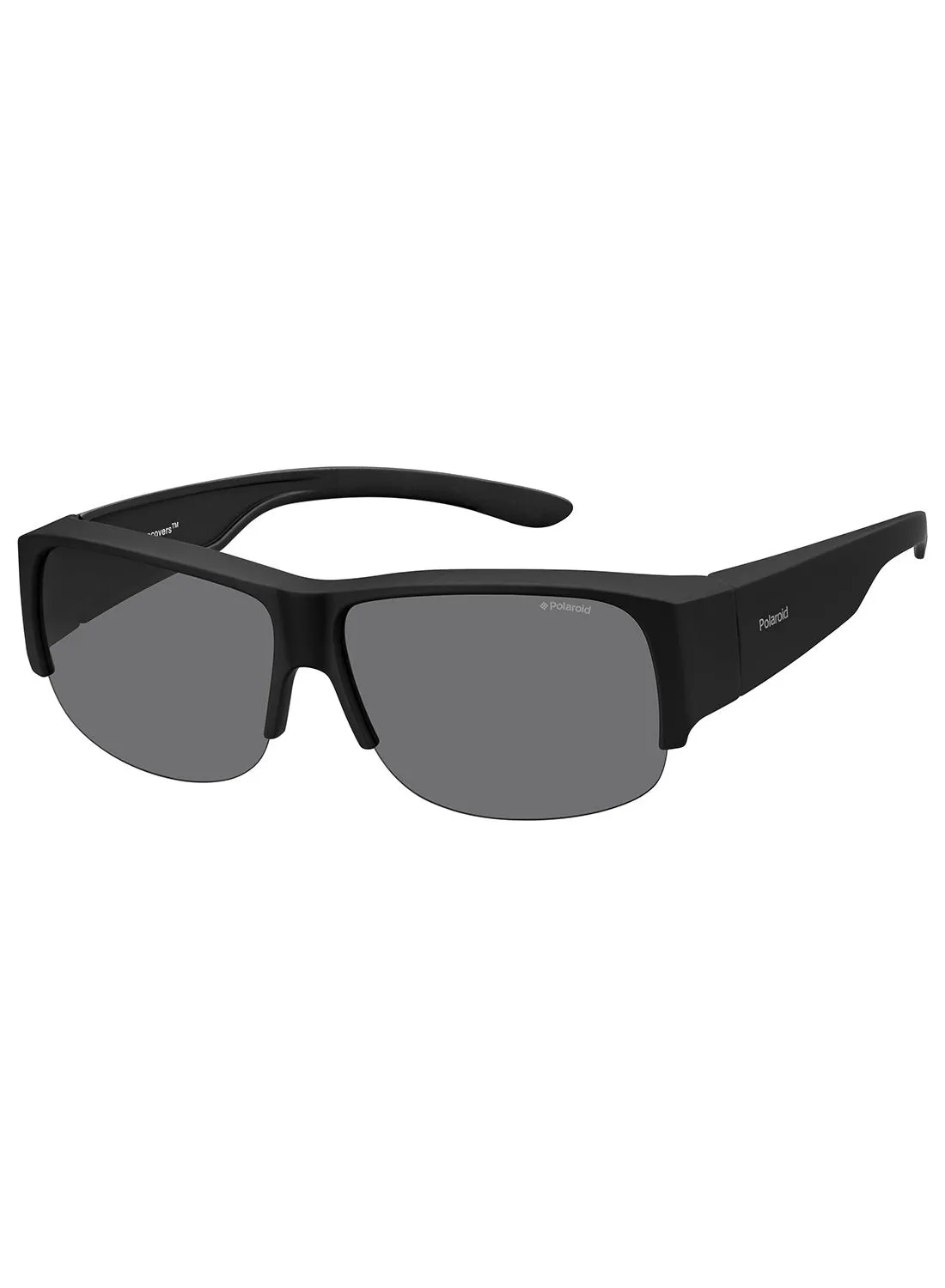 Polaroid Rectangular / Square Ancillaries Sunglasses PLD 9007/S  MTT BLACK 62