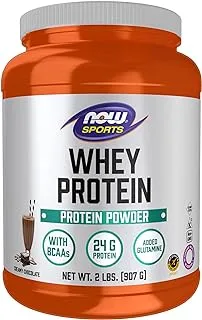 NOW Sports Whey Protein Dutch Chocolate - 2 Lb