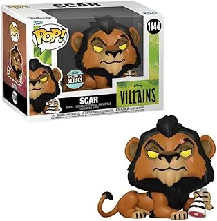 Funko Pop Disney: Lion King Scar w/Meat Exc, Collectible Vinyl Figure 58934, 1144