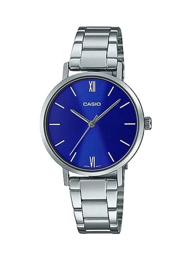 CASIO Women's Stainless Steel Analog Watch LTP-VT02D-2AUDF