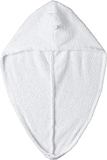 Lushh Hair Towel Wrap 9 x 6 x 1 White