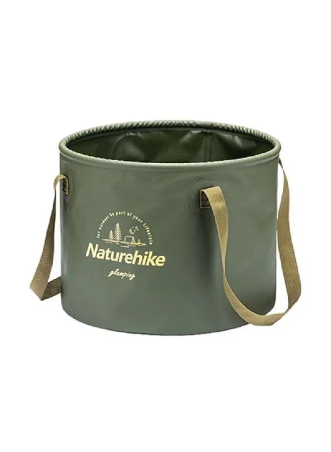 دلو مستدير قابل للطي من Naturehike أخضر عسكري / 20 لتر