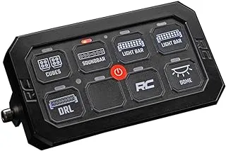 Rough Country 8-Gang Universal Multiple Light Controller - 70970, Black