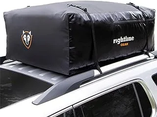 Rightline Gear Sport 3 Waterproof Rooftop Cargo Carrier for Top of Vehicle, Attaches With or Without Roof Rack, 18 Cubic Feet, Black