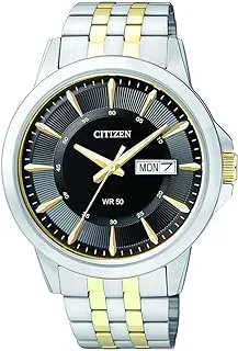 Citizen Mens Quartz Watch, Analog Display and Stainless Steel Strap - BF2018-52E