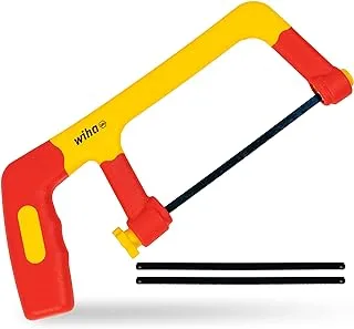 WIHA 43125 Hacksaw electric insulated with three saw blades 150 mm