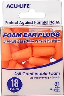 Acu-Life FOAM EAR PLUGS 18 PAIR:400584