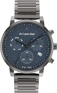 Calvin Klein MEN'S QUATRZ IONIC PLATED GREY STEEL SWISS WATCH