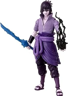 Bandai Anime Heroes Figure, Naruto Shippuden, Sasuke Uchiha Rinnegan/Mangekyo Sharingan, Multicoloured, 17cm, 36962