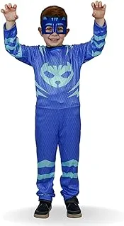 FITTO Pajama Man costume play set for kids: Avengers Costume, Kids Costumes for Boys, Pretend play, clothing with pants, Mask, and Accessories, Medium