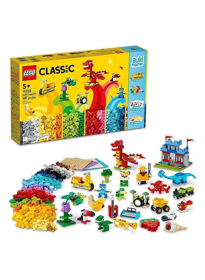 LEGO 1,601 Pieces Lego Classic Build Together 11020 Building Kit