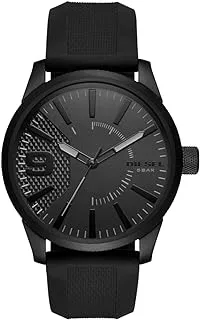 Diesel Men's Rasp, Three-Hand, 46 mm Case Size, Stainless Steel Watch