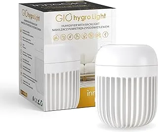 InnoGio Air Humidifier - Quiet Humidifier with 600 ml Tank - Luminous Humidifier - GIOhygro Luminous Humidifier with Backlight - White - GIO-190WHITE