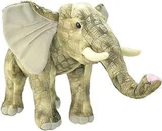 Wild Planet 33 cm Classic Elephant Plush Toy (Multi-Colour)