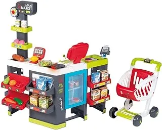 Smoby 7600350235, pretend supermarket, kids, role money, play, educational shop for children, One Size