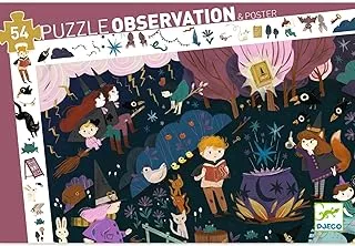 Djeco DJ07565 Sorcerers Apprentices 54pc Observation Puzzle