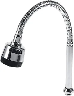 304 Stainless Steel 360 Degree Swivel Spout Kitchen Sink Faucet Pipe Fittings Adjustable Temperature Single Handle Connection