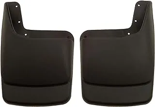 Husky Liners Mud Guards | Rear Mud Guards - Black | 57581 | Fits 2003-2010 Ford F-250/F-350 Super Duty w/Single Rear Wheels & OE Fender Flares 2 Pcs