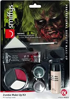 Smiffys Make-Up FX, Zombie Powder Dirt Kit, Aqua, One Size