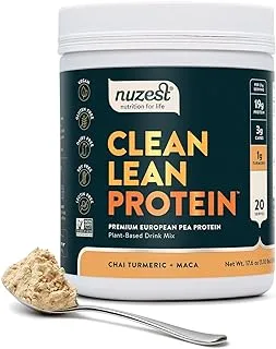 النكهات الوظيفية Nuzest Clean Lean Protein - Chai Turmeric + Maca 500g