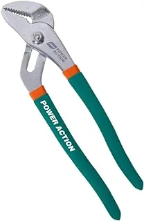 Sulfur Sulfar Power Action D4 Type Groove Joint Plier GJP300 12 Inch 300mm Drop Forged Hardened With Bi-Color Dipped Grip Handle Hand Tool (Green,Orange)