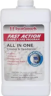 Lundmark Fast Action Professional All in One Carpet Cleaner & Deodorizer for Extraction Type Carpet Cleaning Machines, 32-Ounce, 6204F32-6