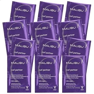 Malibu C Curl Partner Wellness Hair Treatment Remedy Professional Curly Products 12 Count