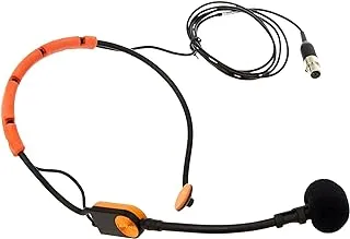 Shure SM31FH, Fitness Headset Condenser Microphone, Hydrophobic, Wireless, TA4F/TQG Connector, For Use With Shure Wireless Systems, Orange